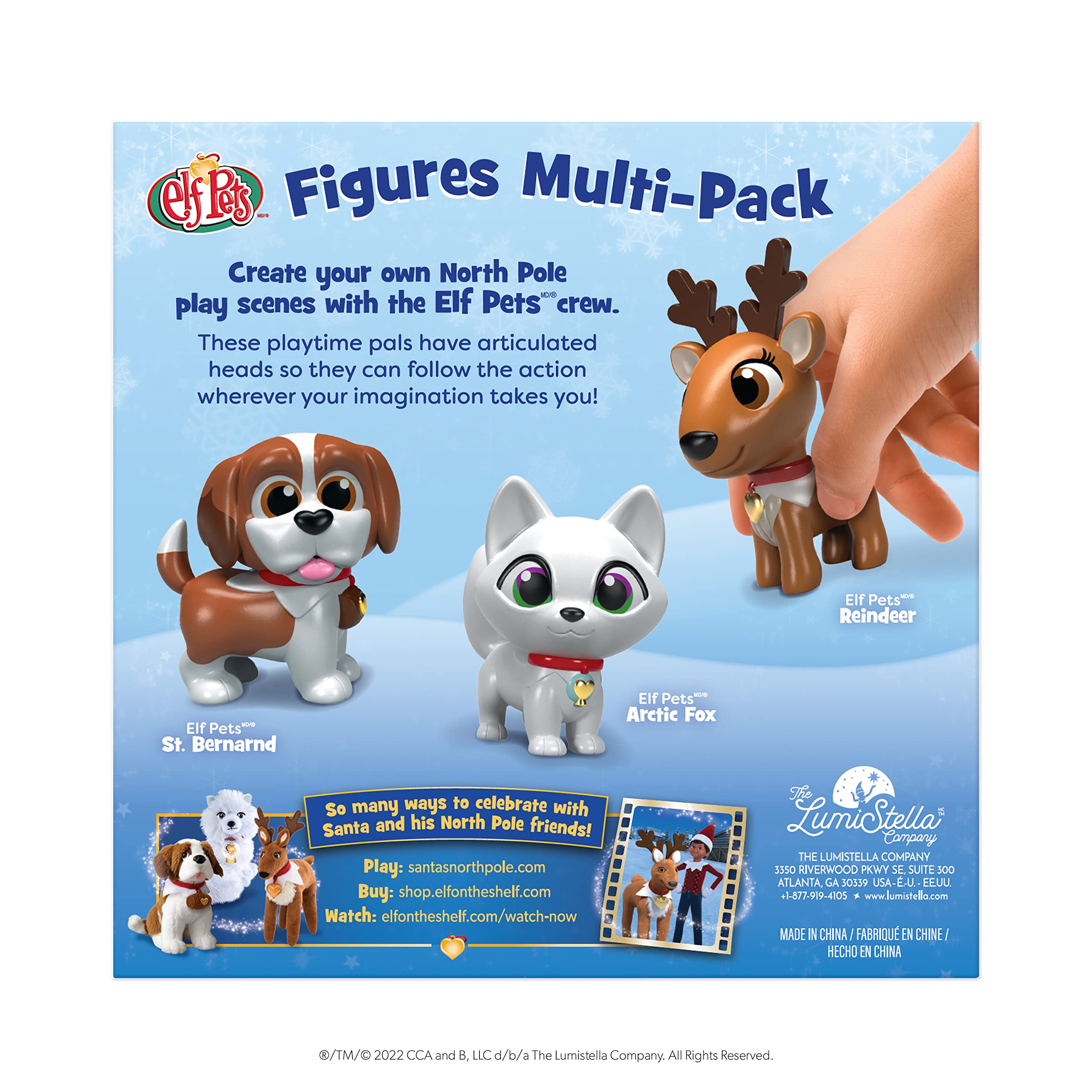 The Elf on the Shelf Elf Pets multipack expands your collection.