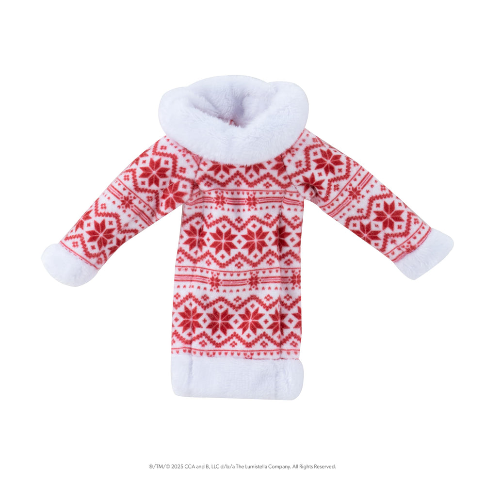 The Elf on the Shelf Fair Isle dress enhances holiday dress-up moments.