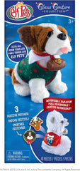 The Elf on the Shelf golden heart barrel adds festive display charm.