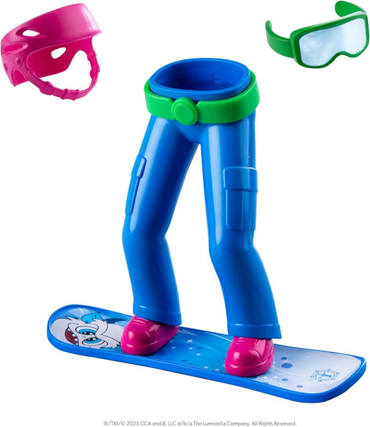The Elf on the Shelf MagiFreez elf-size snowboard ideal for playful slope moments.