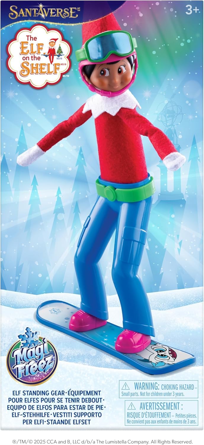 The Elf on the Shelf MagiFreez winter scene kit sparks festive imagination.