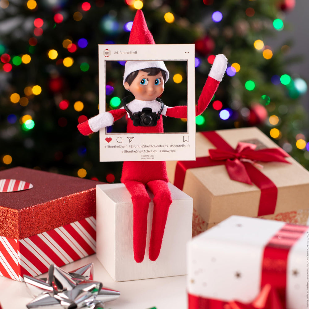 The Elf on the Shelf official kit box showcases Santa-approved quality