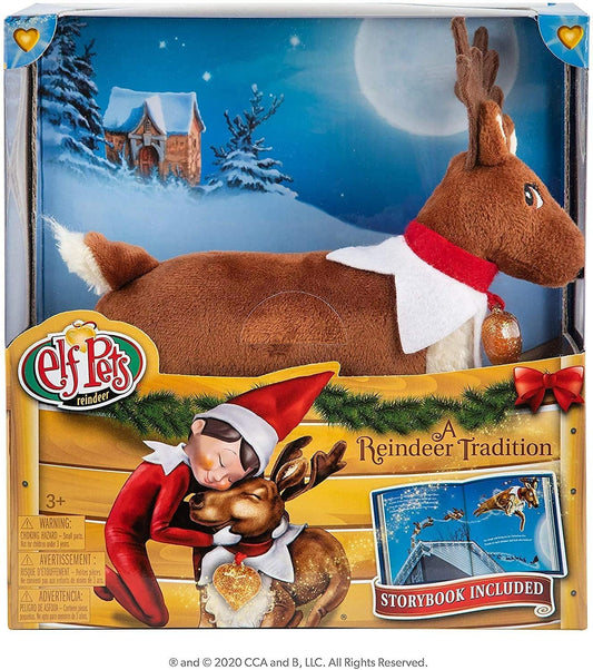 The Elf on the Shelf Pets reindeer plush for cozy holiday playtime.