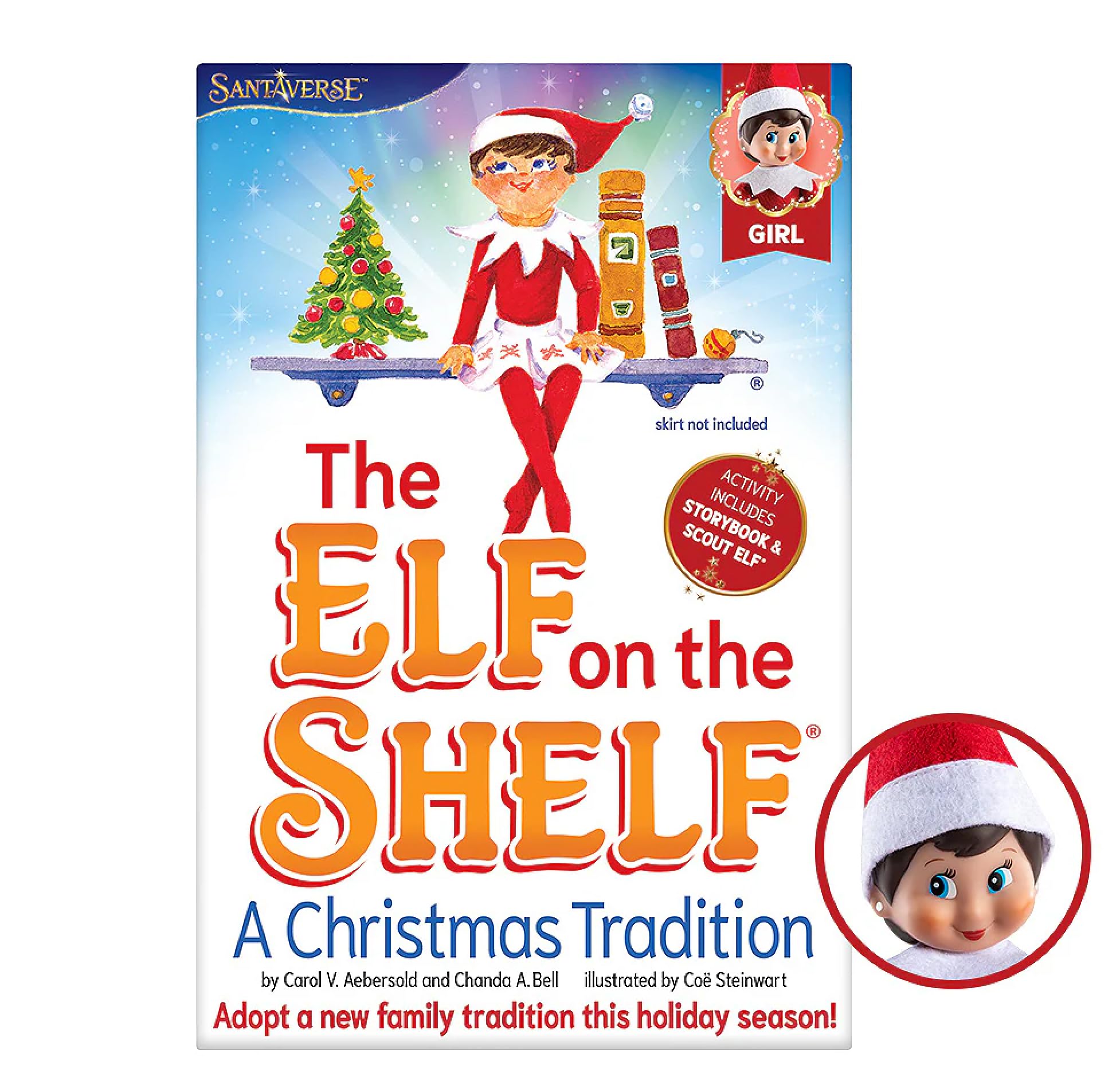 The Elf on the Shelf red hat and suit set highlights classic Christmas charm.
