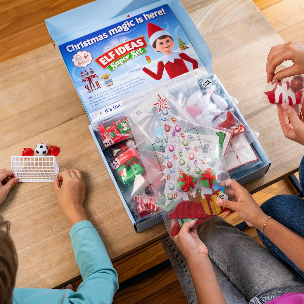 The Elf on the Shelf Santa-approved kit supports easy elf traditions