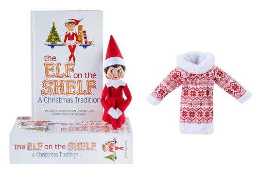 The Elf on the Shelf Scout Elf blue eyes invite magical nightly visits for festive storytelling.