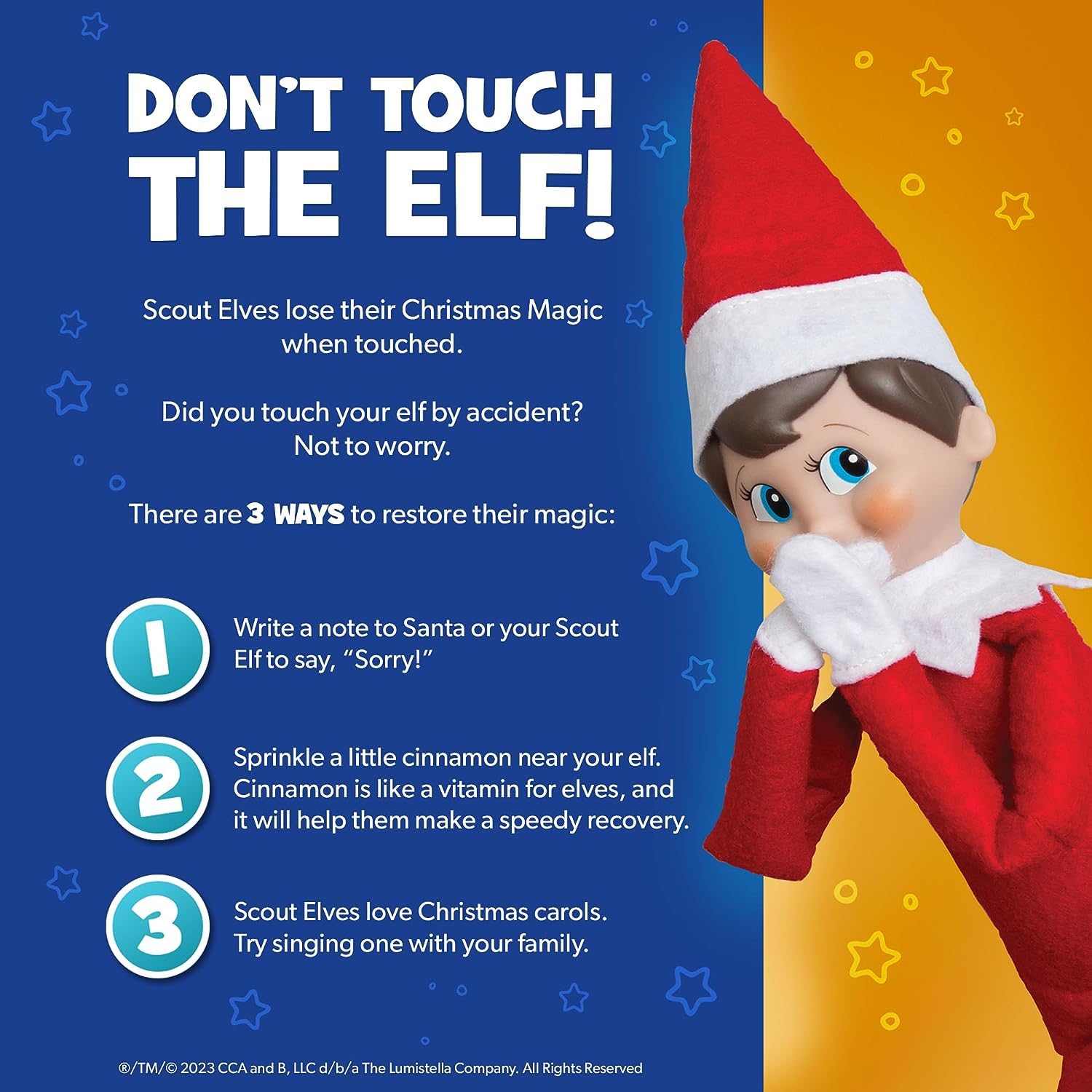 The Elf on the Shelf watercolor picture book pairing with a blue-eyed elf enhances family storytelling.