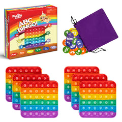 The Fidget Game ABC Bingo mats deliver hands-on alphabet practice for active learning.