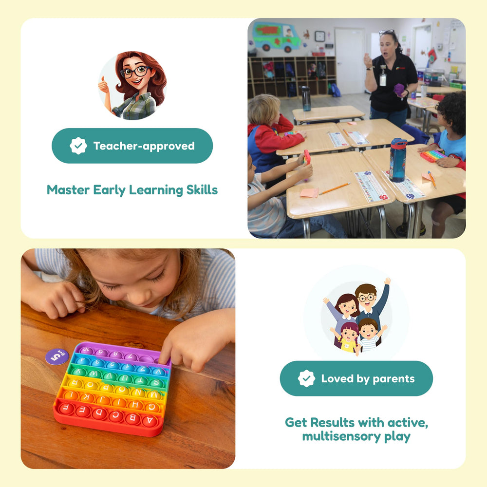 The Fidget Game supports classroom readiness with standards-aligned content and teacher-friendly play.