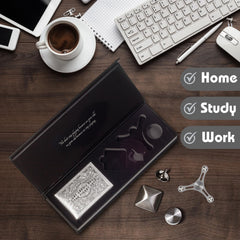 The Fidget Set Flux Capacitor Spinner delivers satisfying spins for focus.