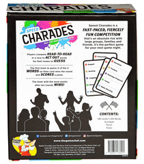 The GAME CHEF Speed Charades playing area encourages quick bursts of activity.