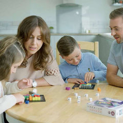 The Genius Square blockers from The Happy Puzzle Company in play on the grid