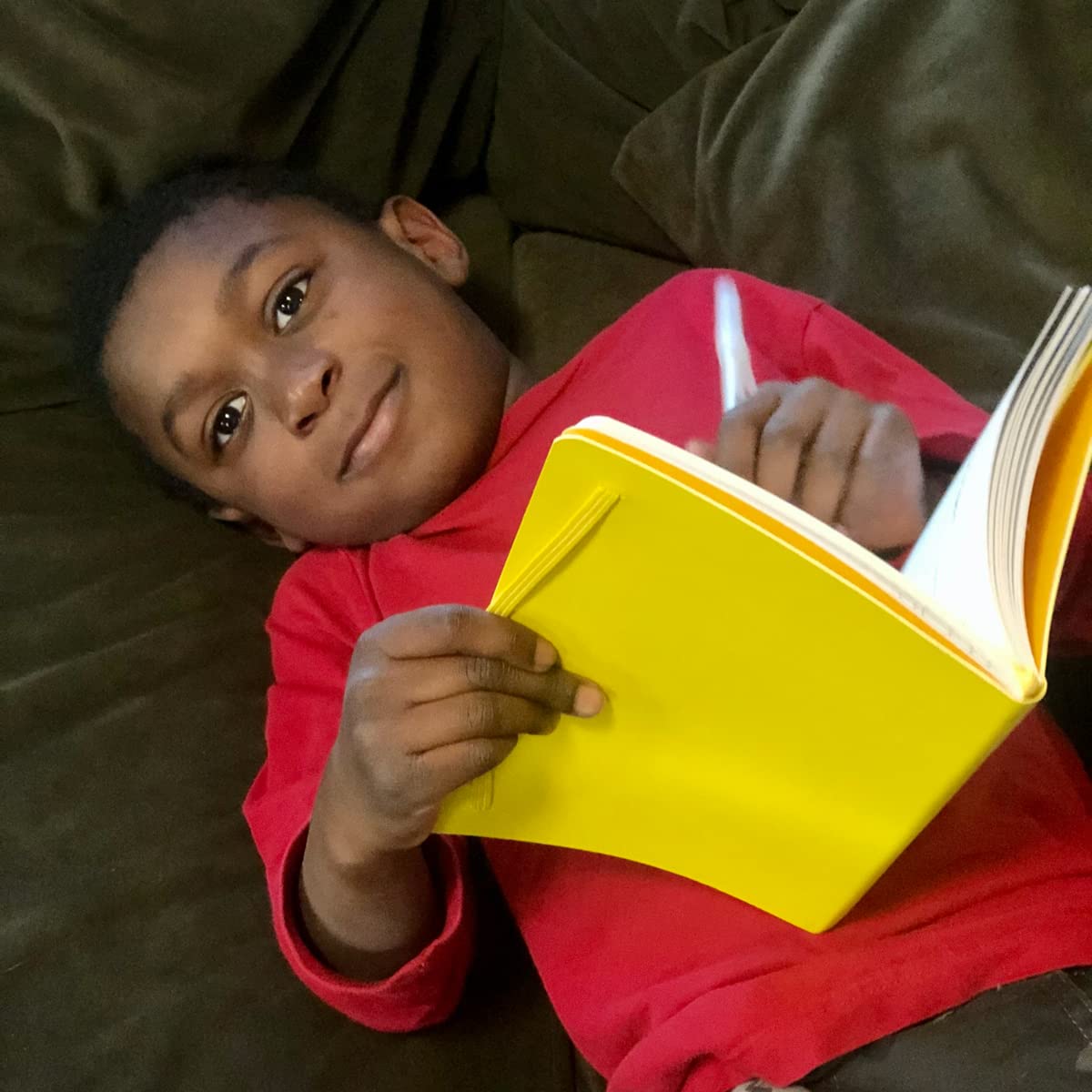 The HappyMe Journal durable cover withstands little hands.