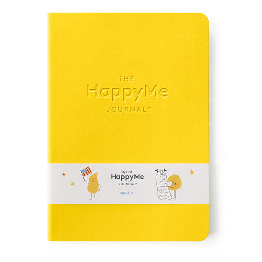 The HappyMe Journal illustrated pages boosting creative self-expression.