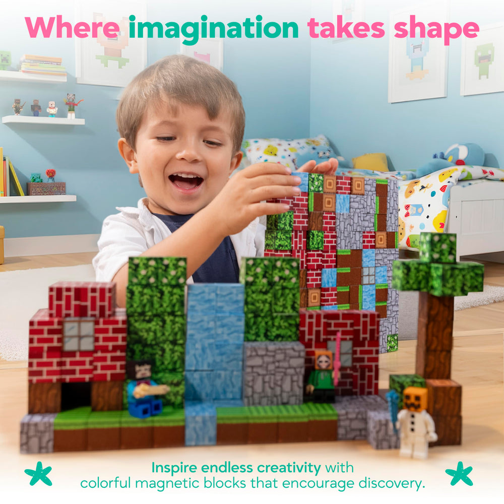 The Household Best THB idea booklet sparks patterns and stories for guided or free builds.