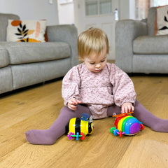The Learning Journey butterfly side motion shot demonstrating wobble movement that entices crawling