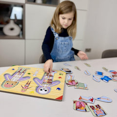 The Learning Journey child assembling the puzzle to build confidence