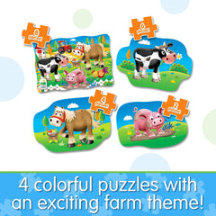 The Learning Journey close-up of puzzle piece edges and durable cardboard texture