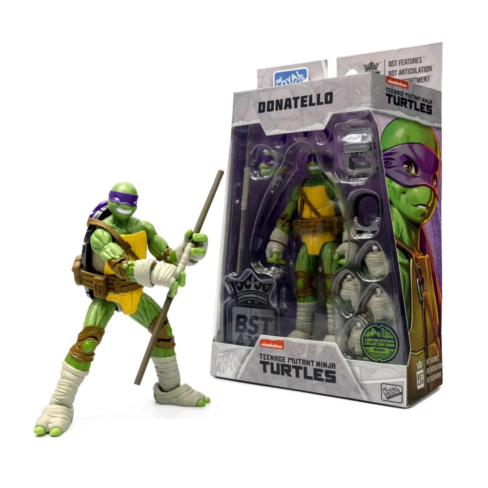 The Loyal Subjects Donatello IDW BST AXN window box packaging
