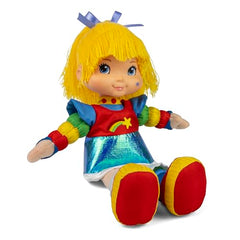 The Loyal Subjects Rainbow Brite plush body close-up, showcasing soft texture and tactile detail.