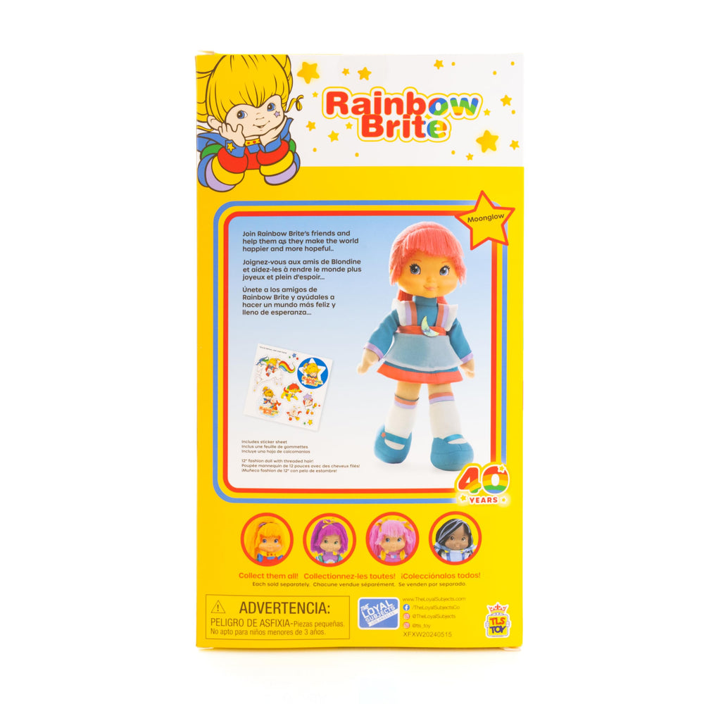Bright Rainbow Brite packaging art highlights limited edition collectability.