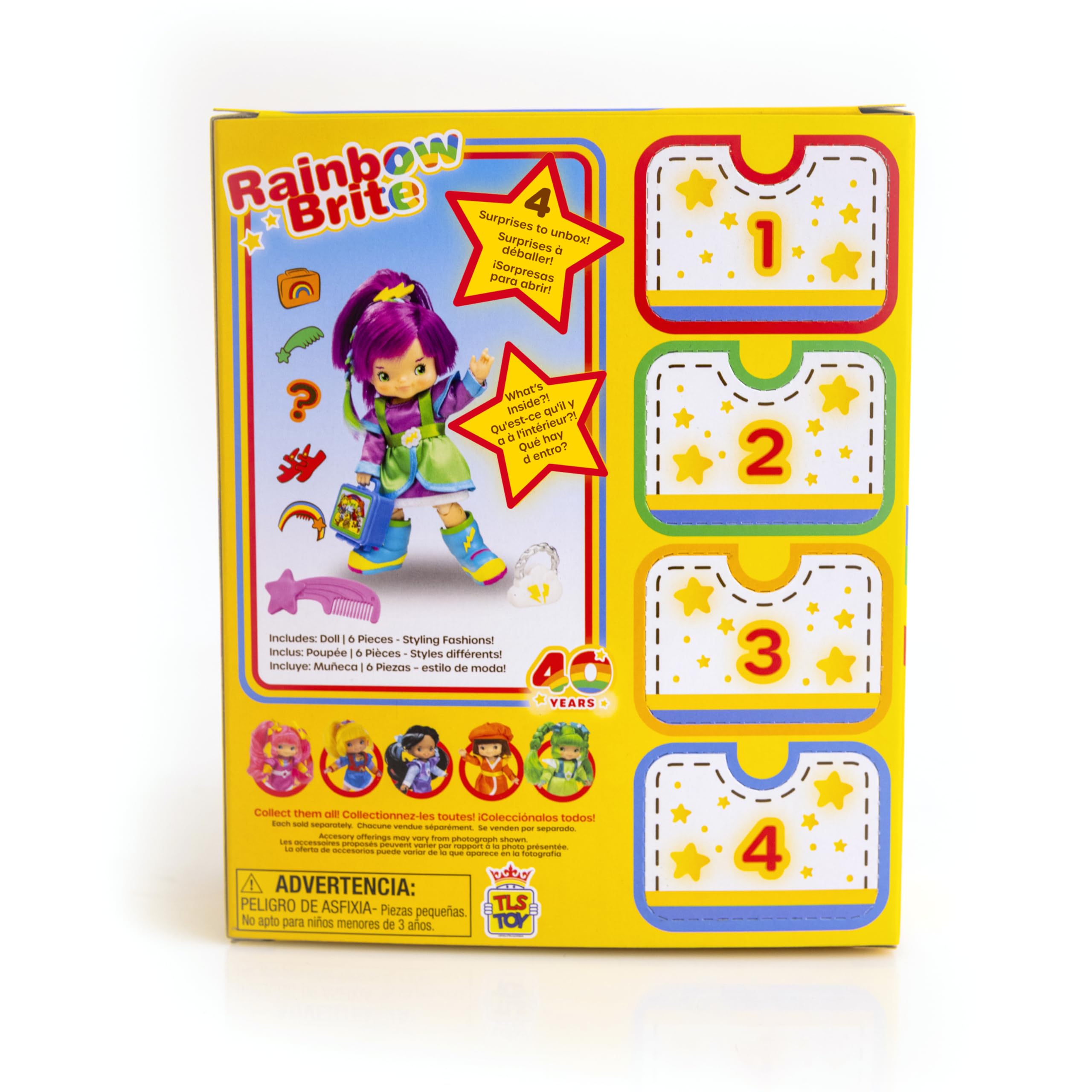 The Loyal Subjects Rainbow Brite packaging makes a gift-ready display