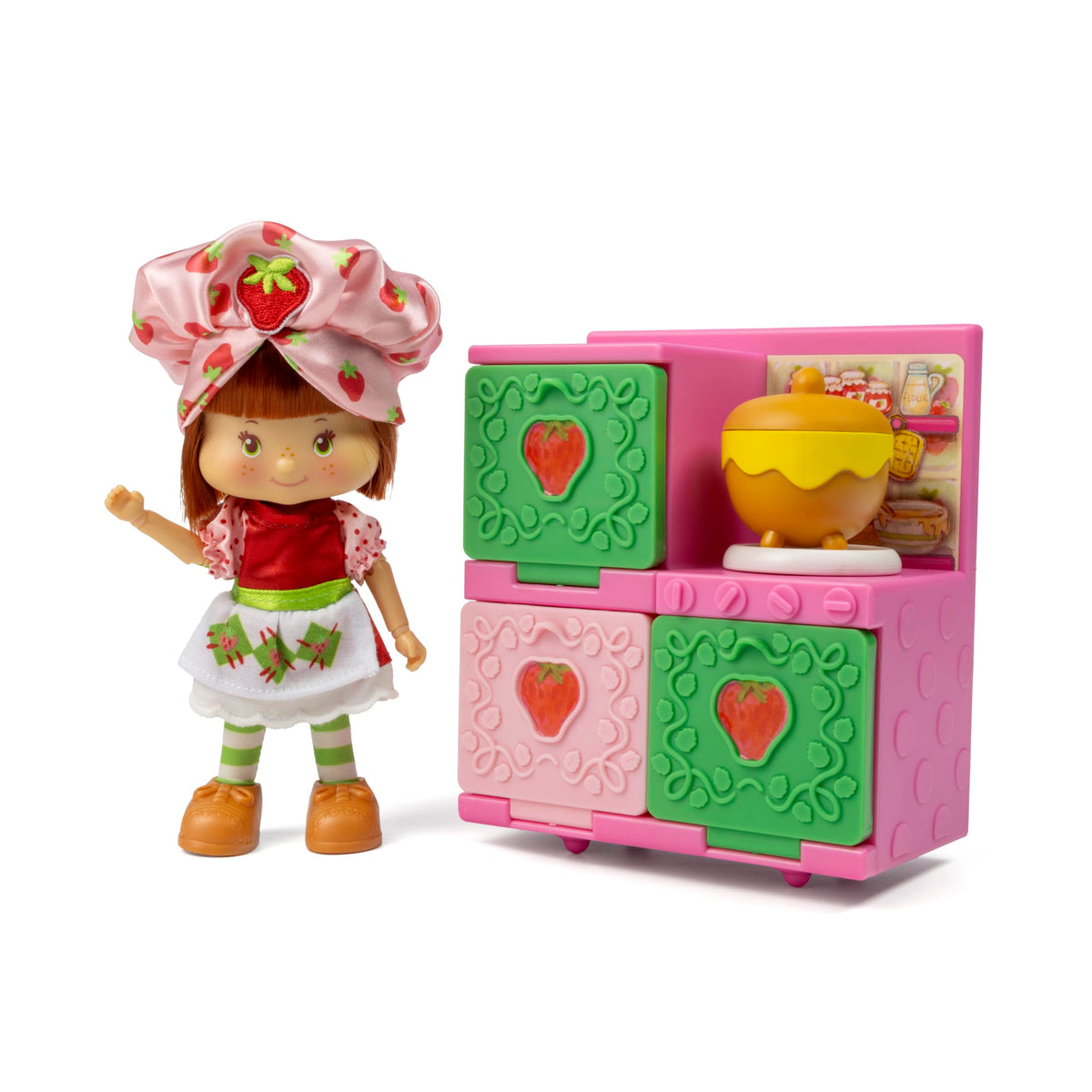 The Loyal Subjects Strawberry Shortcake Berry Bake Shoppe oven for imaginative pretend baking.
