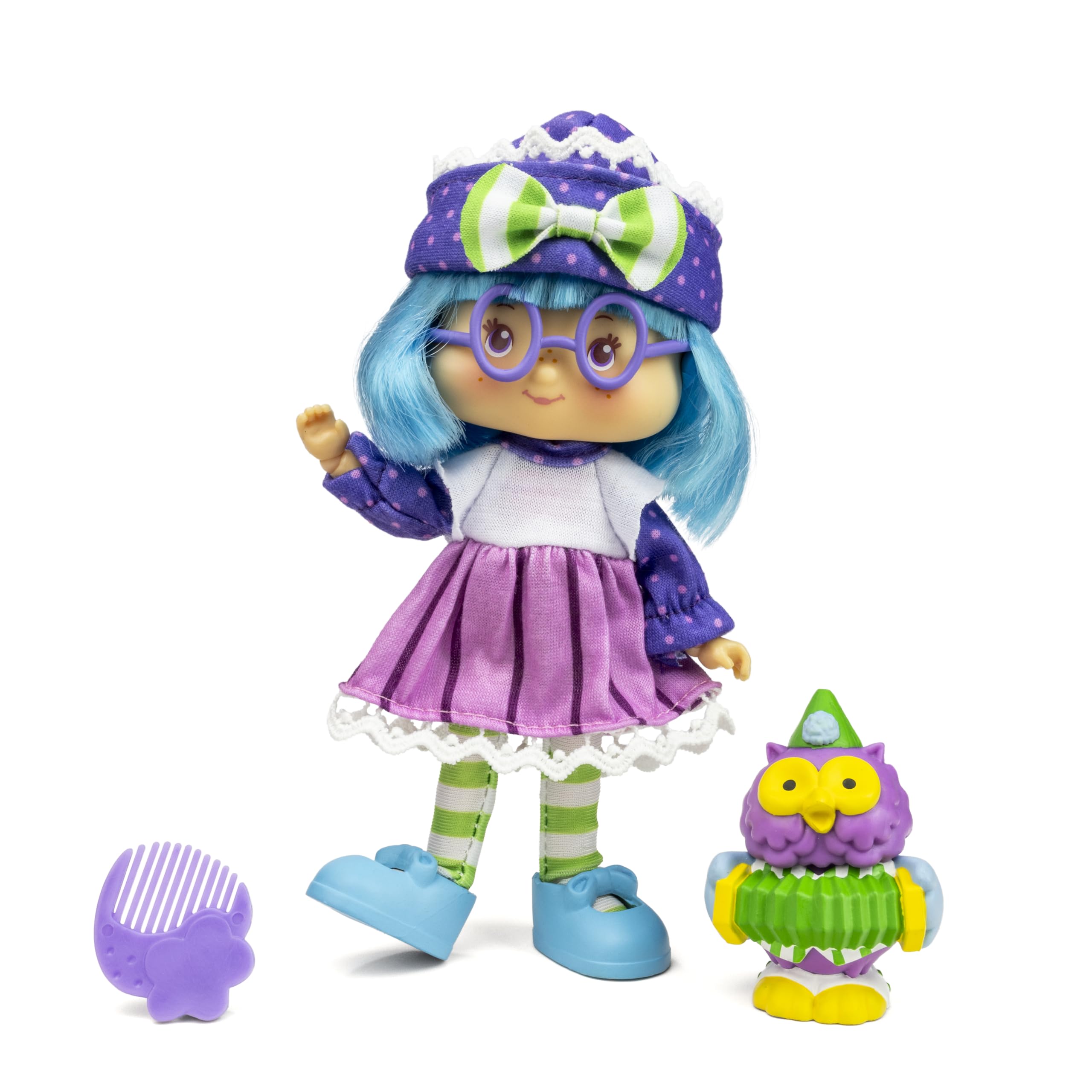 The Loyal Subjects Plum Pudding 5.5-inch poseable doll for imaginative play.