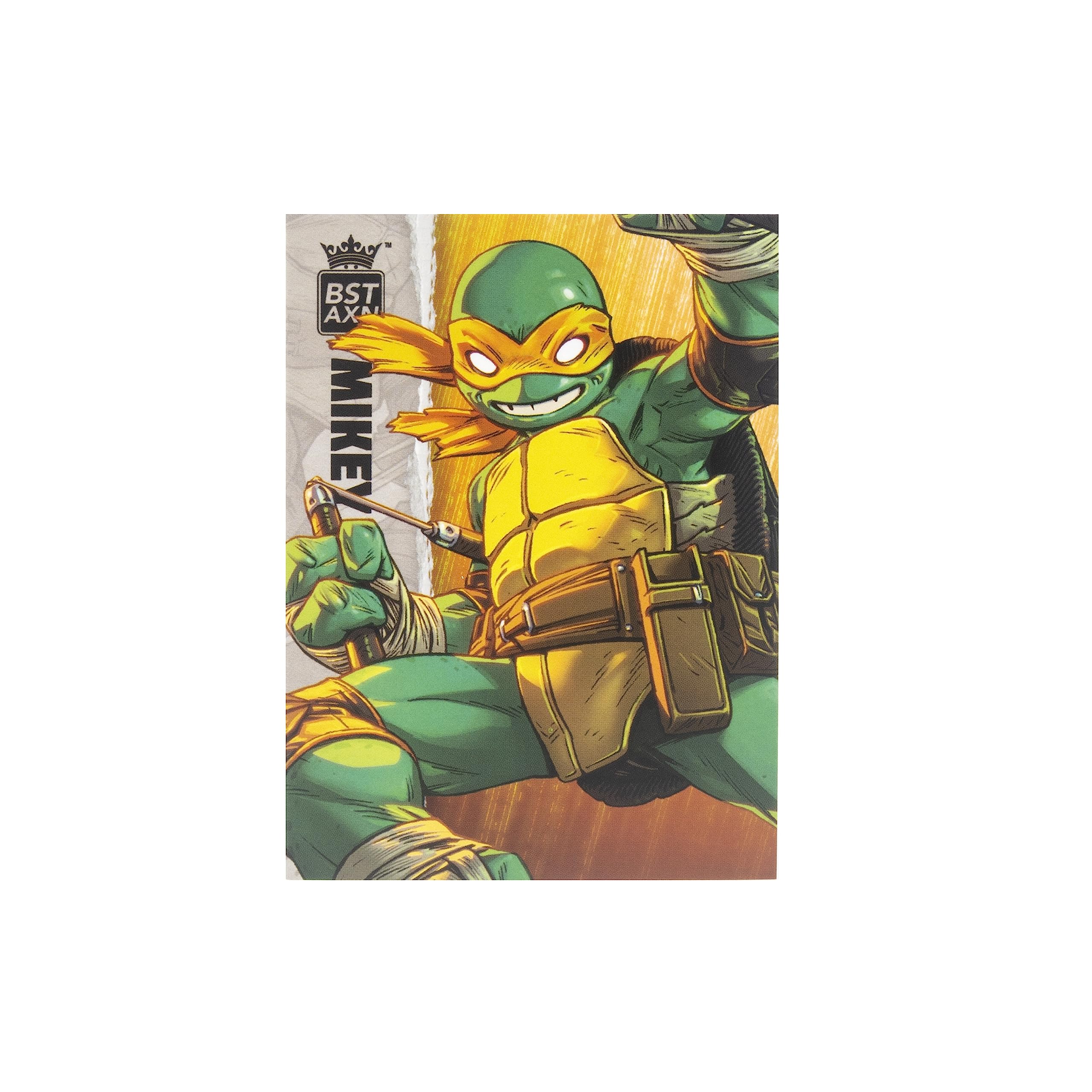 Michelangelo collector card adds exclusive artwork to your TMNT display.