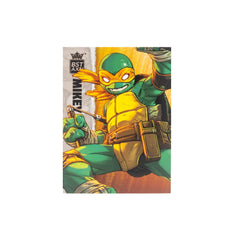 Michelangelo collector card adds exclusive artwork to your TMNT display.