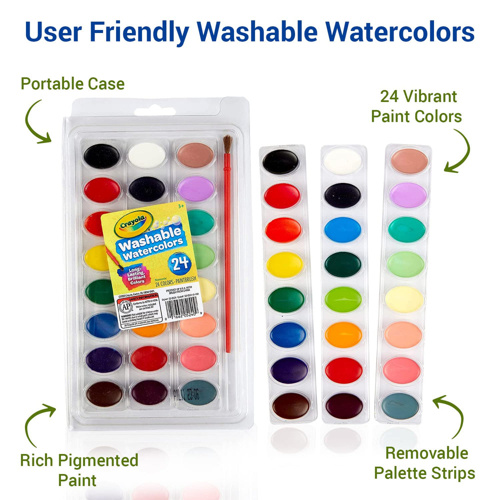 Seven kid friendly brushes from The Mega Deals kit for varied strokes