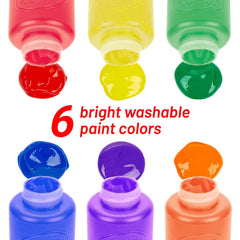 The Mega Deals paintbrush kit includes seven sizes for broad strokes and fine details.