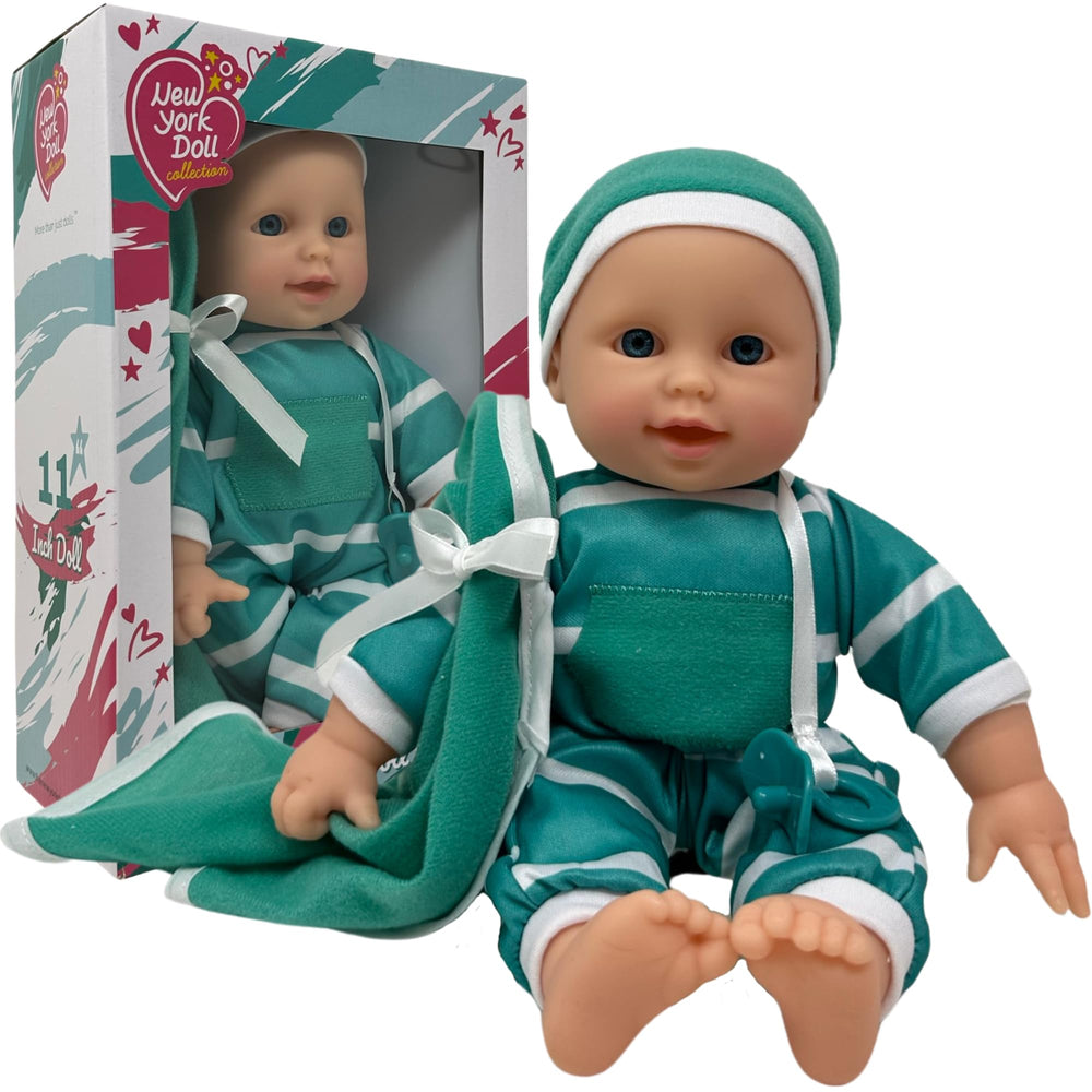 The New York Doll Collection 11 inch soft body doll in gift box ready for play
