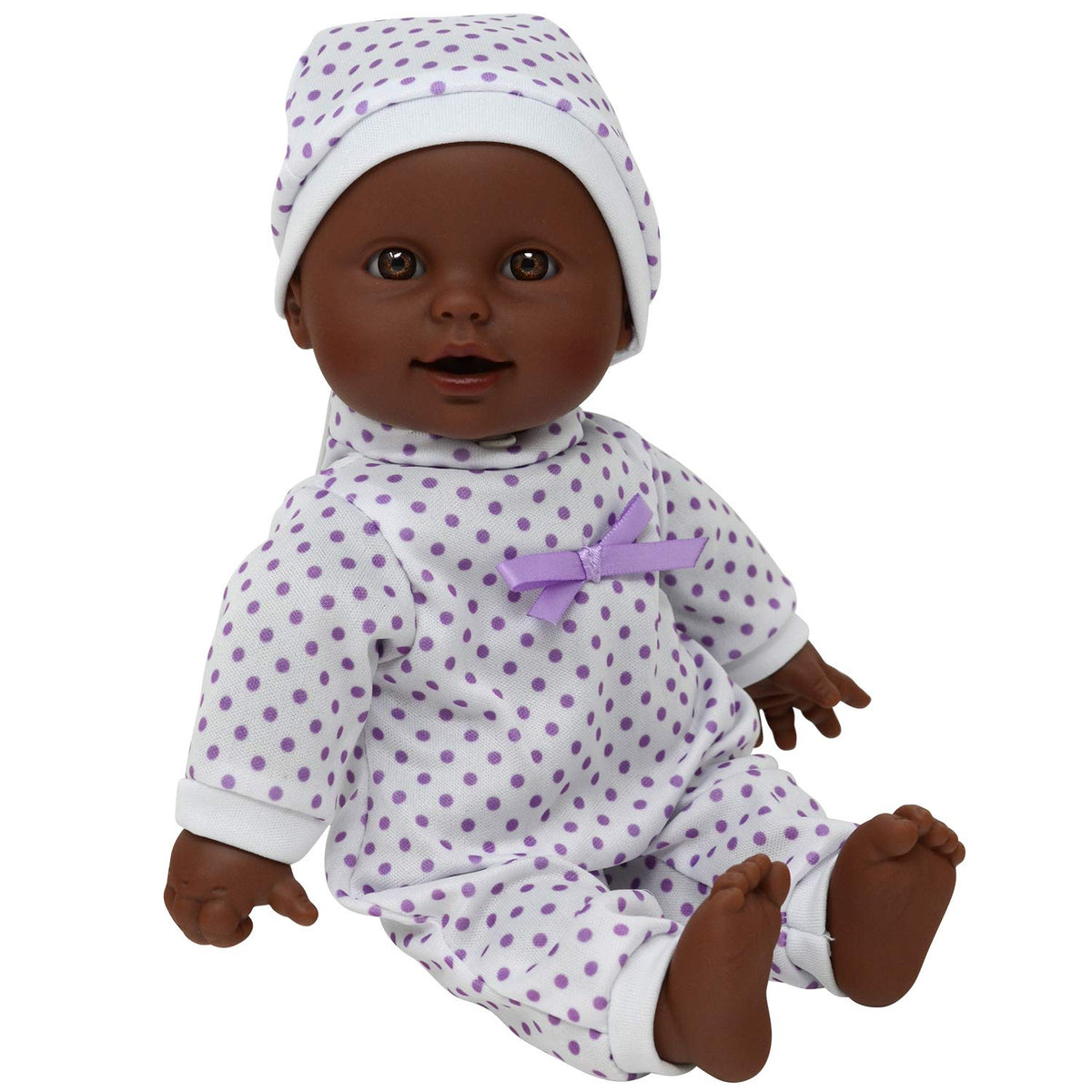 The New York Doll Collection 11-inch soft-body African American doll in gift box, ideal for nurturing play