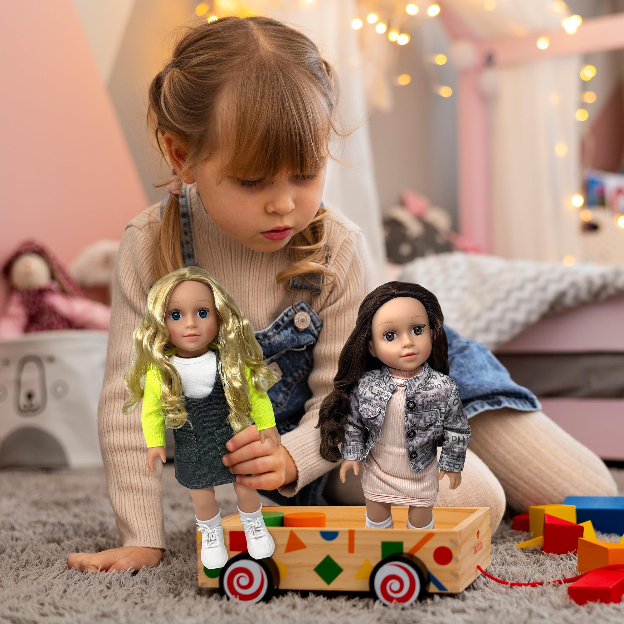 The New York Doll Collection 18in doll gift-ready packaging for special occasions.