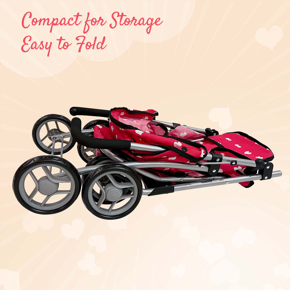The New York Doll Collection 28-inch stroller handle grips, comfortable push