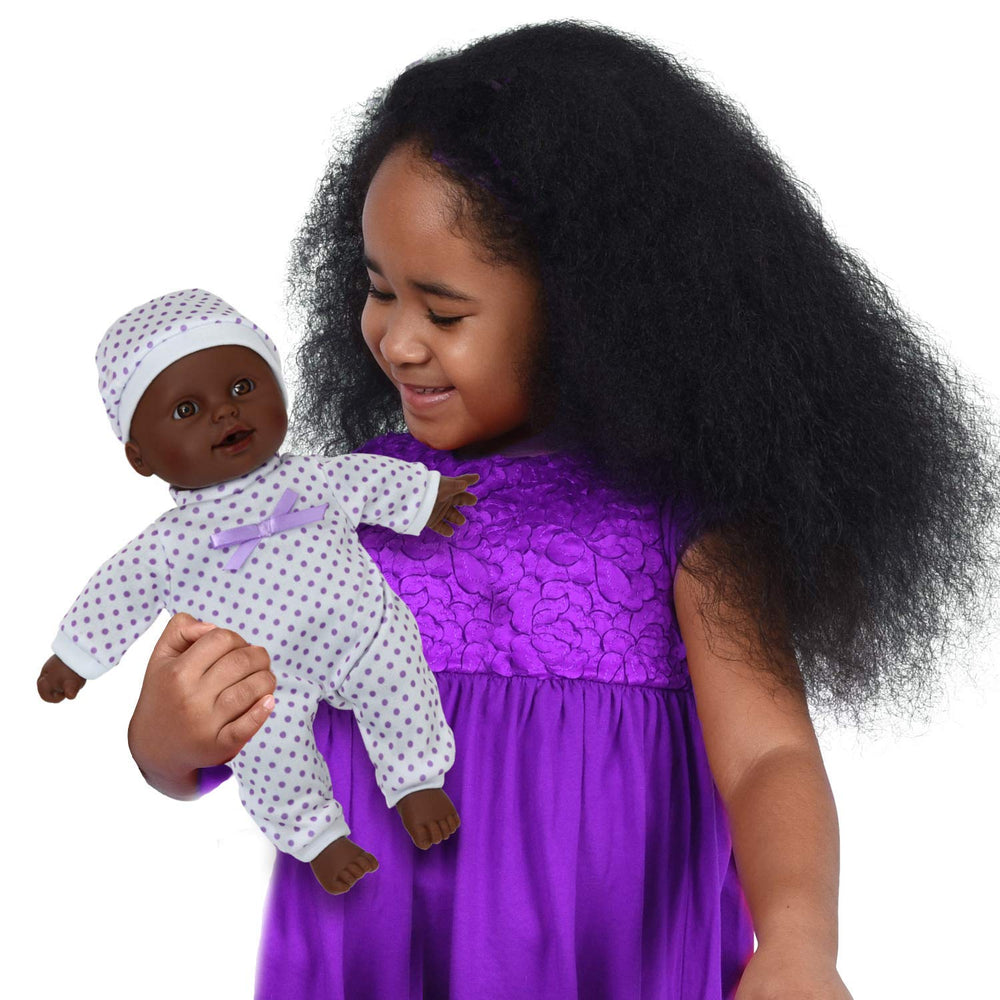 The New York Doll Collection head close-up reveals detailed vinyl features for realistic play