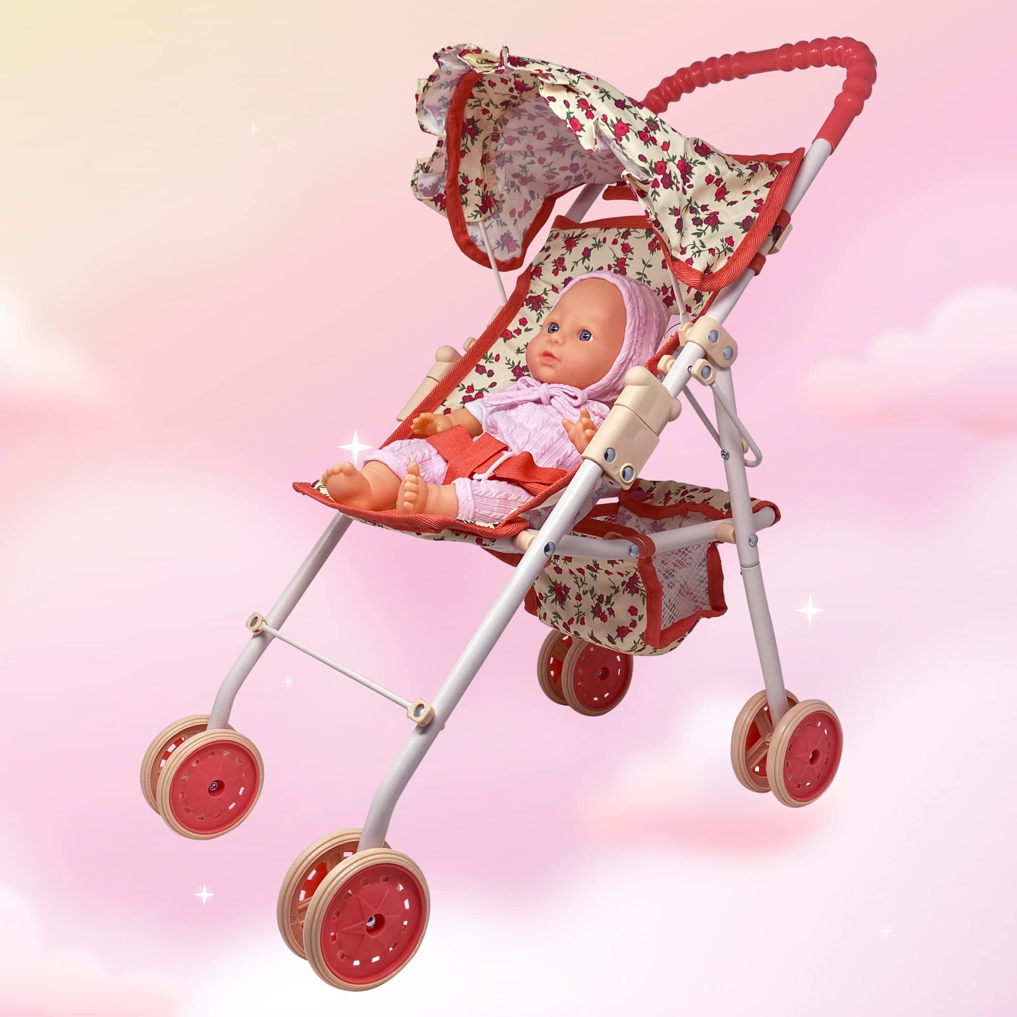 The New York Doll Collection Anti-slip handle grip for comfortable pushing