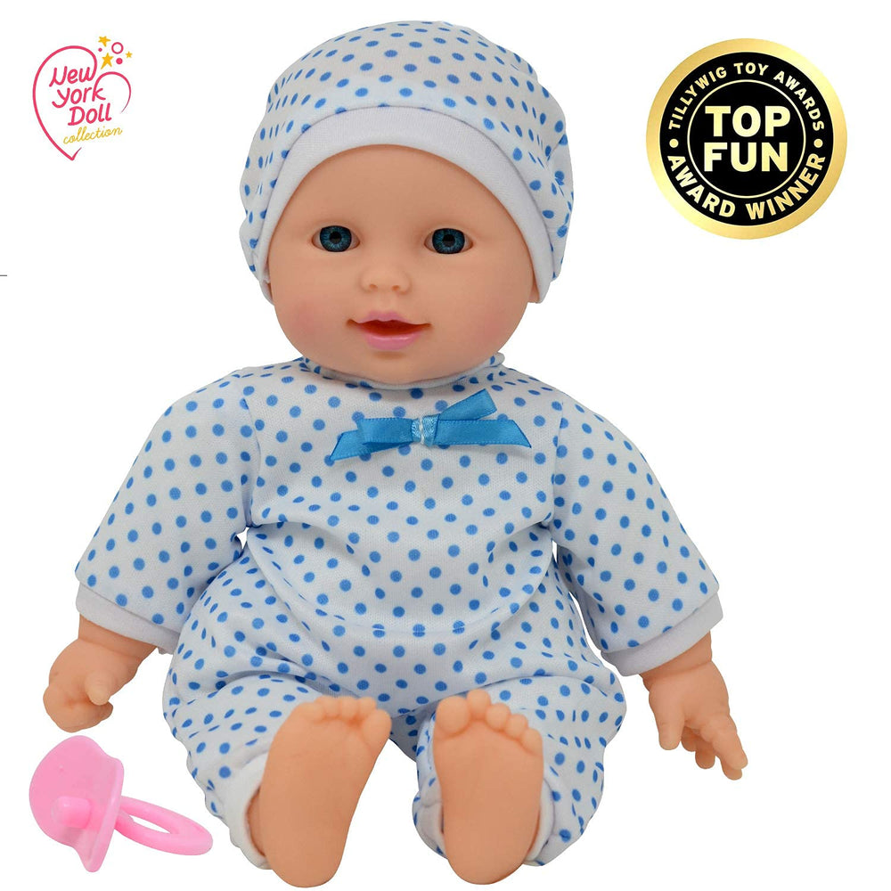 The New York Doll Collection boy toy doll designed for toddlers and early development.