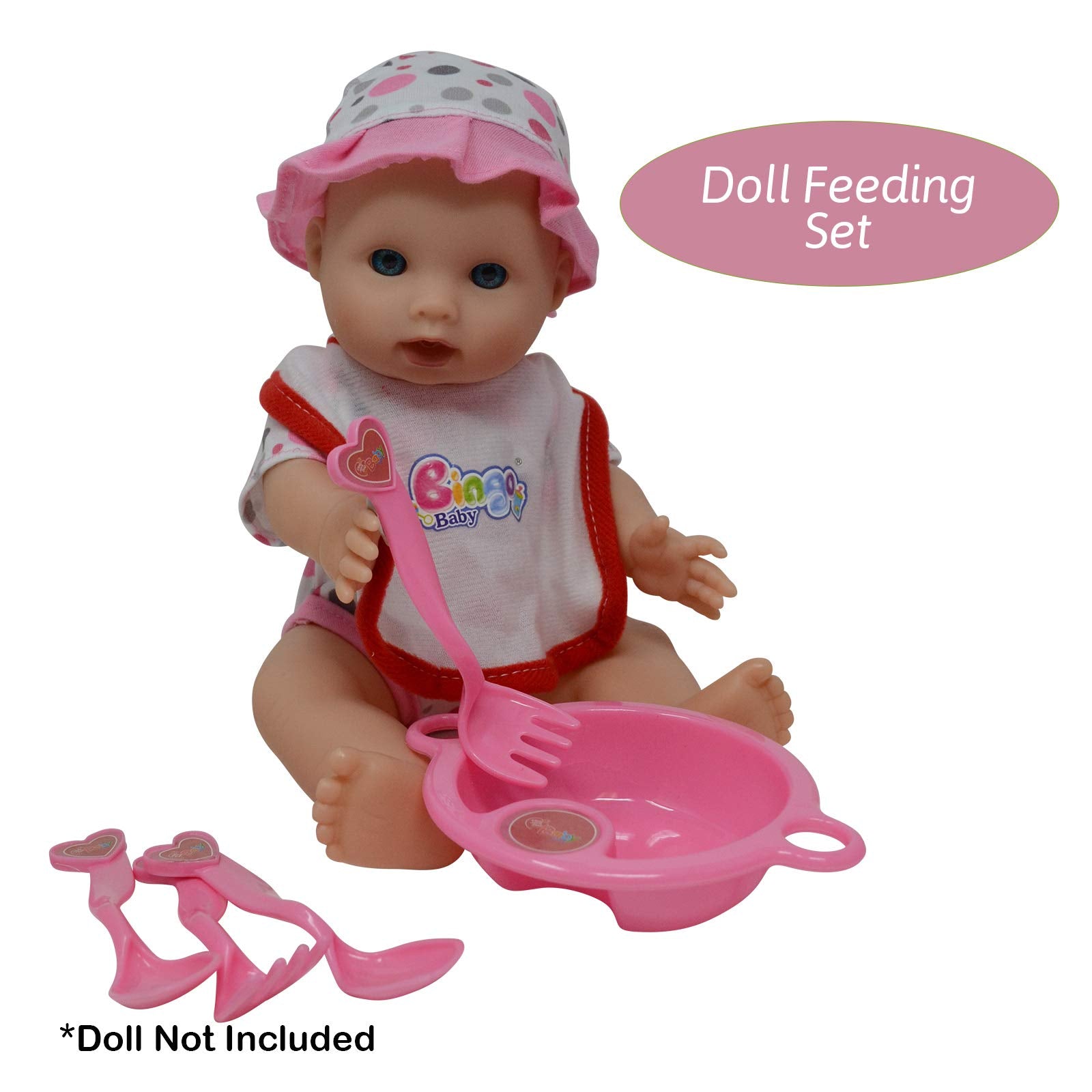The New York Doll Collection doll diaper bag with changing mat supports easy, organized playtime.