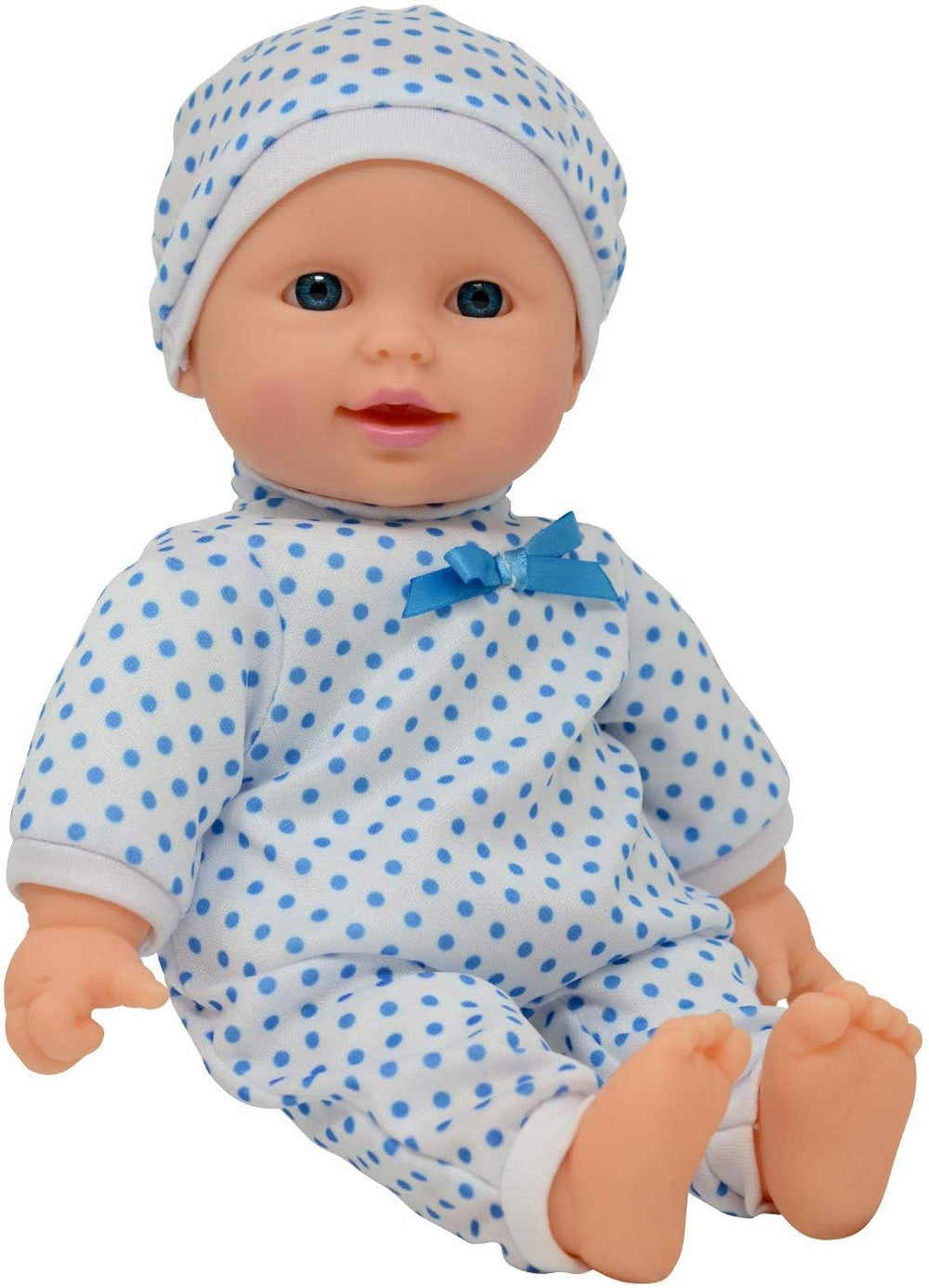 The New York Doll Collection pacifier included supports soothing play sessions.