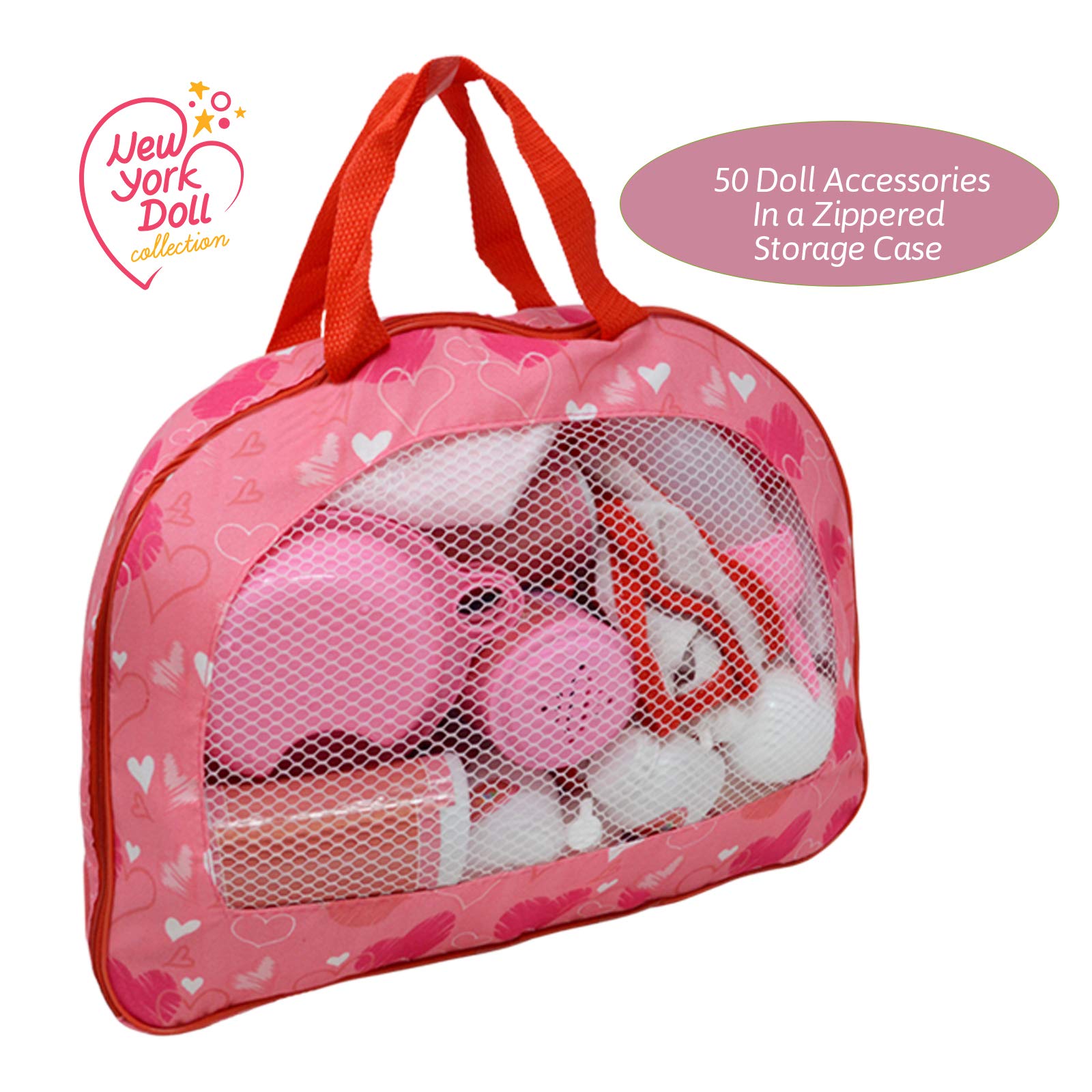 The New York Doll Collection doll potty time kit aids toilet training role-play.