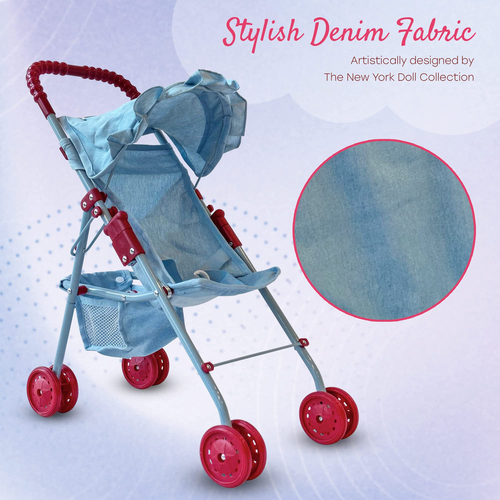 The New York Doll Collection compact fold fits small playrooms and travel bags