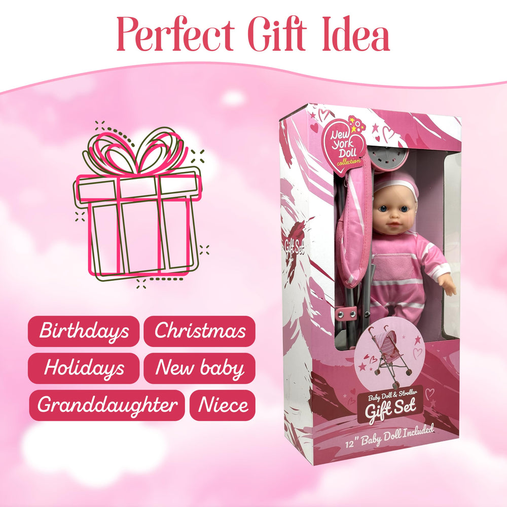The New York Doll Collection gift box presents a ready-to-gift set.
