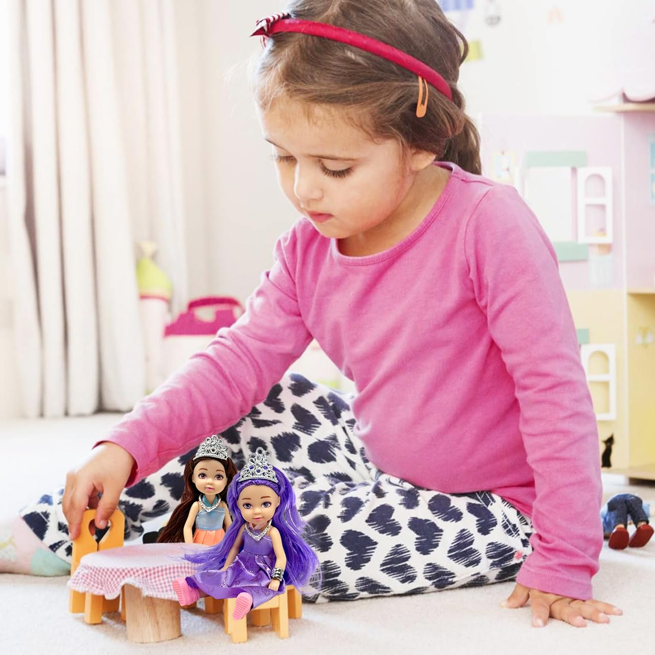 The New York Doll Collection mini dolls five and a half inches tall for dollhouses