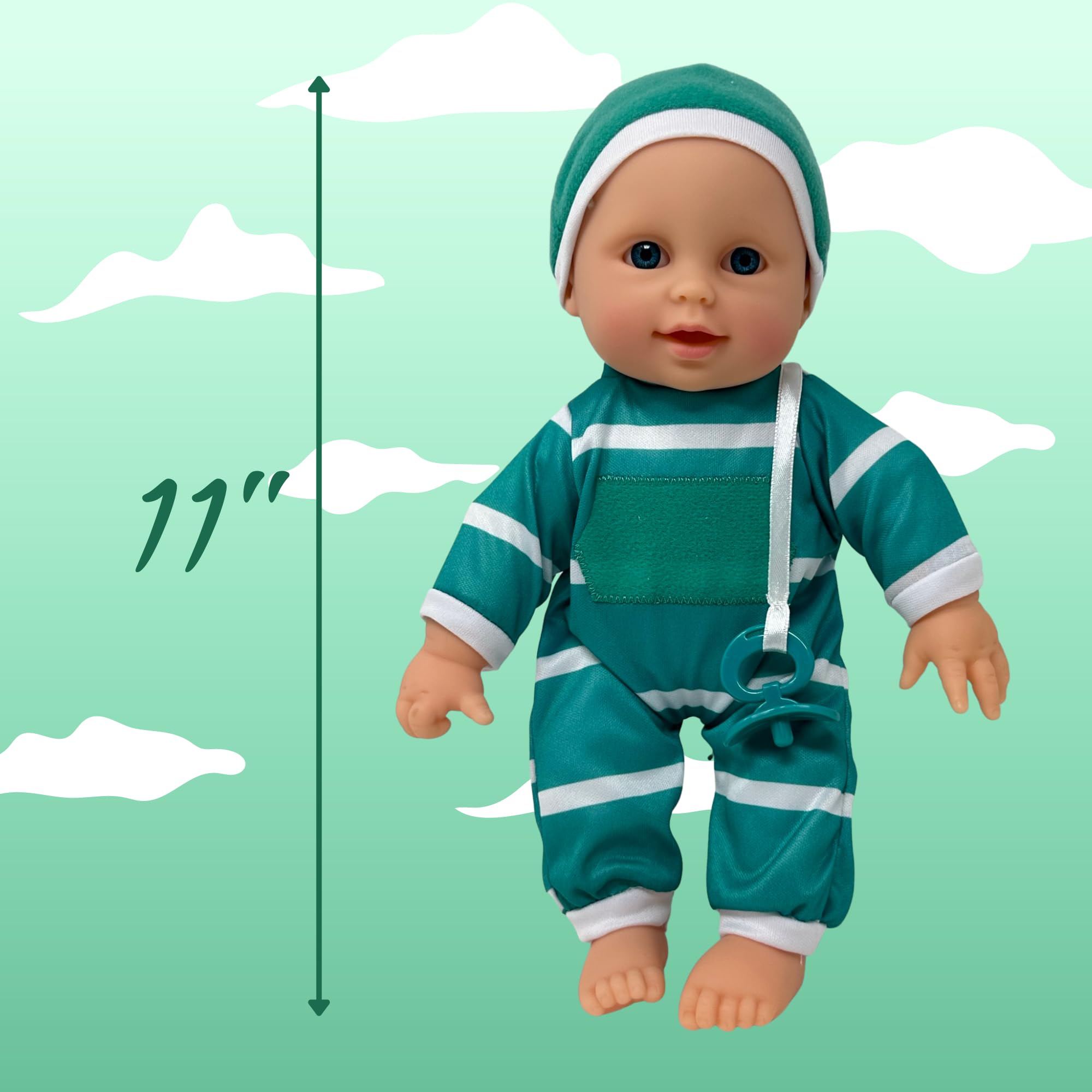 The New York Doll Collection detailed vinyl head, arms, and legs close-up for realistic styling and posing