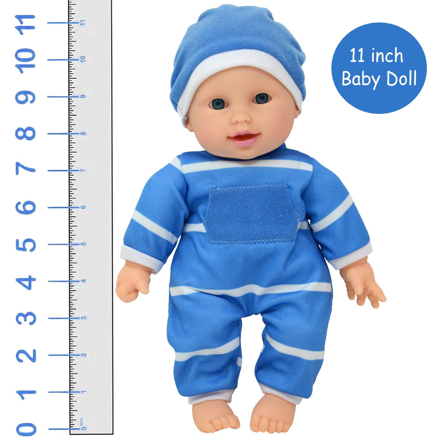 The New York Doll Collection safety-tested for ages 3 and up.