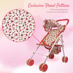 The New York Doll Collection Seatbelt harness keeps dolls secure during rides