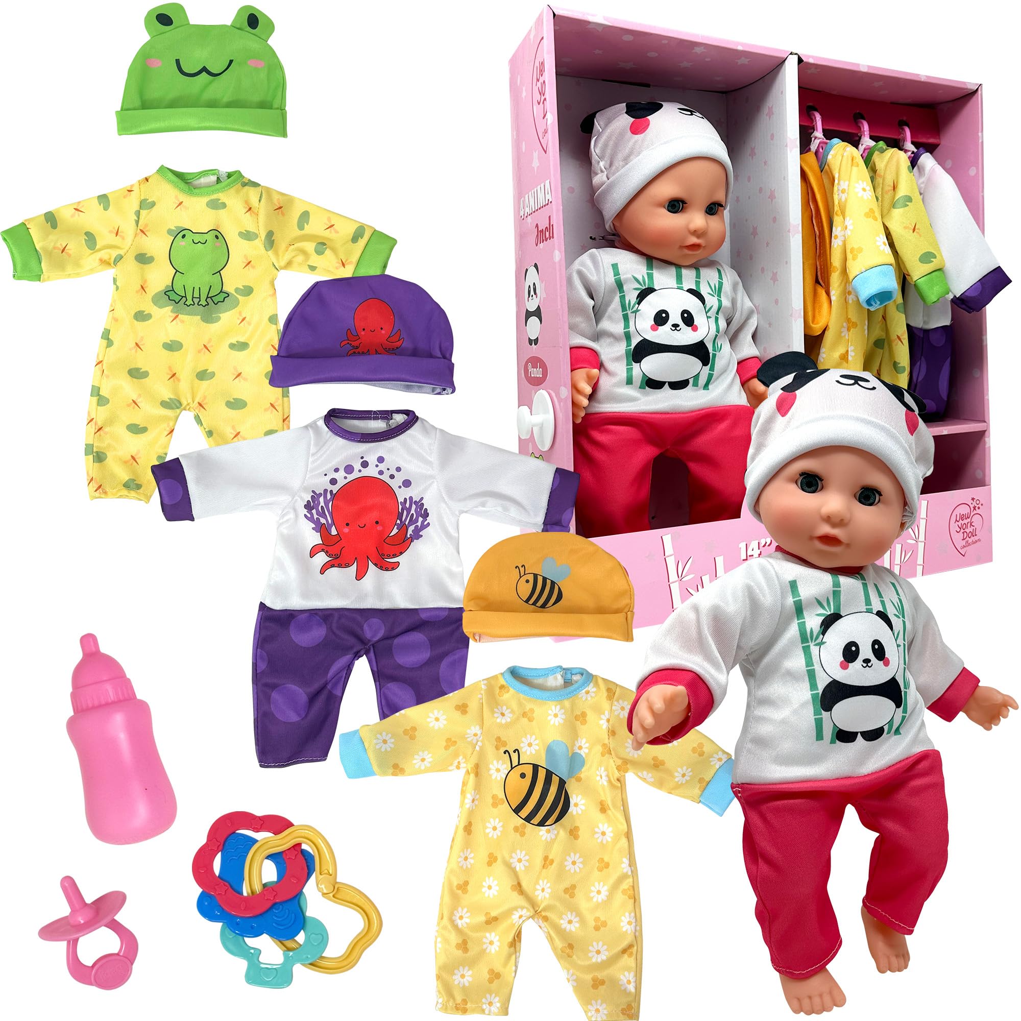 The New York Doll Collection soft body baby doll for cuddly imaginative play