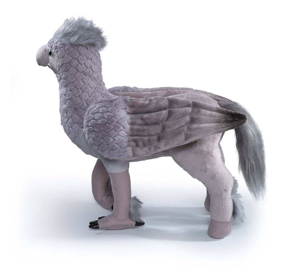 The Noble Collection Buckbeak plush packaging image illustrates authentic licensing and premium presentation.